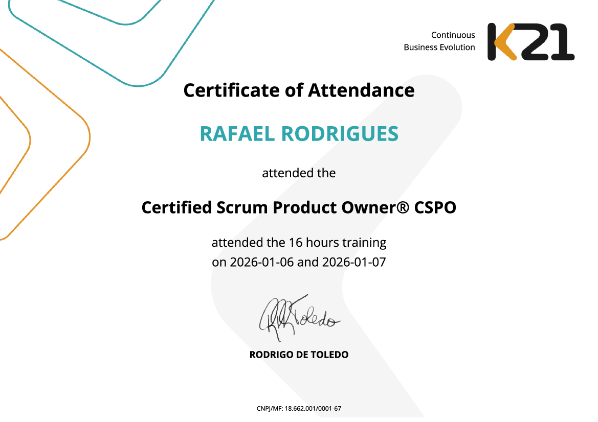 Certificado K21
